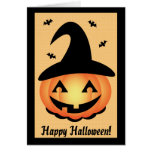 Happy Halloween - Pumpkin Witch cards