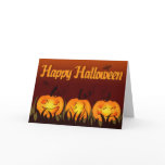 Happy Halloween - Pumpkins Greeting Card
