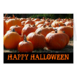 Happy Halloween Pumpkins Card