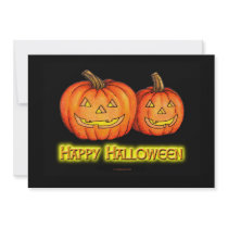 Happy Halloween Pumpkins invitations by Linda_MN Happy Halloween Pumpkins invitations