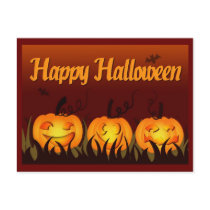 Happy Halloween - Pumpkins postcards by nyxxie Happy Halloween - Pumpkins postcards