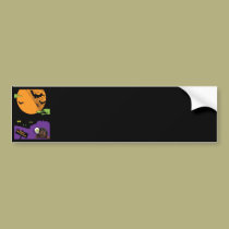 Happy Halloween Puppy bumper stickers