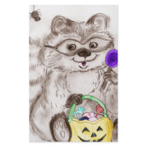 Happy Halloween Raccoon Flyers