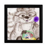 Happy Halloween Raccoon Keepsake Box