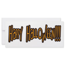 Happy Halloween rack cards