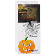 Happy Halloween Custom Rack Card