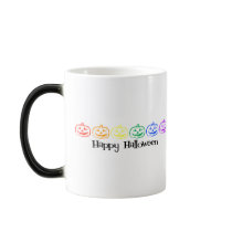 Happy Halloween (Rainbow Jack-O-Lanterns) mugs