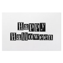 Happy Halloween Retro Blocks stationery