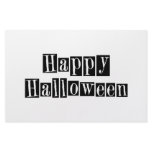 Happy Halloween Retro Blocks Custom Stationery