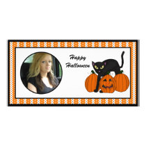 Happy Halloween Scardy Cat Photo Cards photo cards