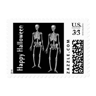 Happy Halloween Scary Skeleton Stamps stamp