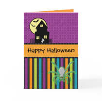 Happy Halloween Scrapbook Style Greeting Cards