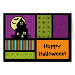 Happy Halloween Scrapbook Style Greeting Card