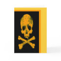 Happy Halloween Skull Card