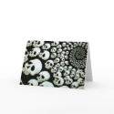 Happy Halloween Skull Swirl Card