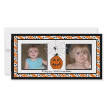 Happy Halloween Spiderweb Photo Cards