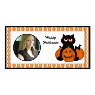 Happy Halloween Spooky 

Cat Photo Cards photocard