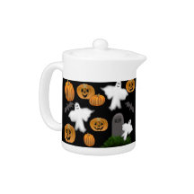 Happy Halloween Spooky Teapot