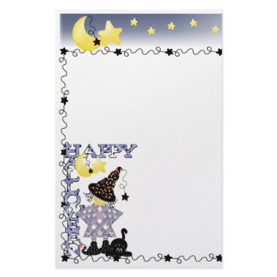 Happy Halloween stationery