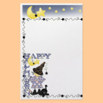 Happy Halloween stationery