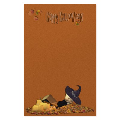 Happy Halloween stationery