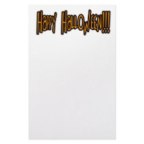 Happy Halloween stationery