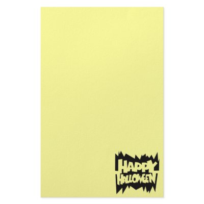 Happy Halloween stationery