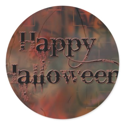 Happy Halloween stickers