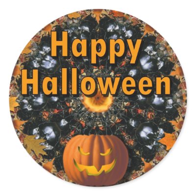 Happy Halloween stickers