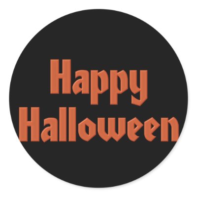 Happy Halloween stickers