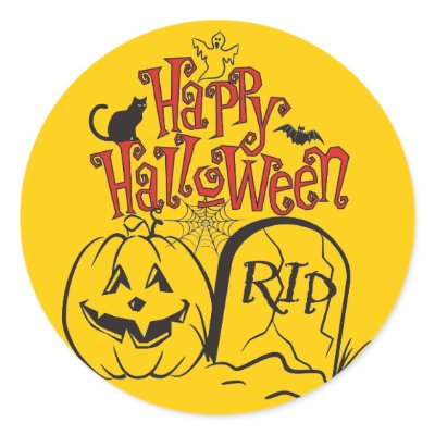 Happy Halloween stickers
