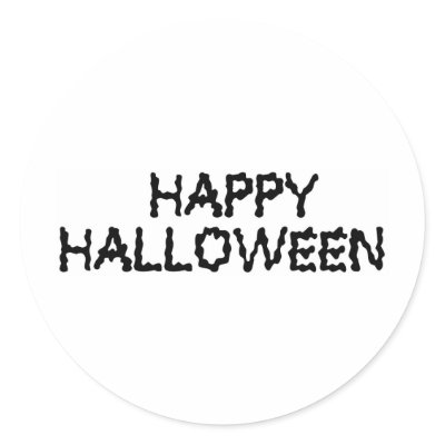 Happy Halloween stickers