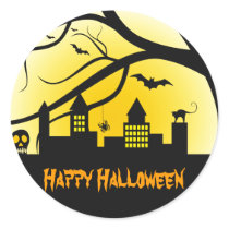Happy Halloween Stickers by zazzleproducts1 Happy Halloween Stickers