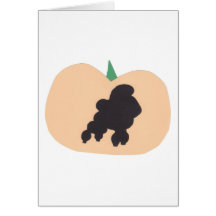 Happy Halloween Toy Poodle Greeting Cards
