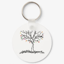 Happy Halloween Tree keychains by BartzPeterson Happy Halloween Tree keychains