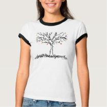 Happy Halloween Tree & Leaf Shirt by BartzPeterson Happy Halloween Tree & Leaf Shirt