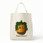 Happy Halloween! - Uncut Pumpkin Face bag