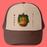 Happy Halloween - Uncut Pumpkin Face hats