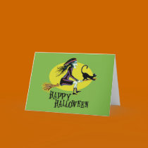 Happy Halloween Witch cards