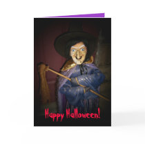 Happy Halloween!-Witch-Card
