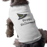 Happy Halloween! Witch Hat Dog Shirt