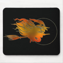 Happy Halloween Witch Mousepad