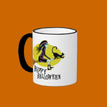 Happy Halloween Witch mugs