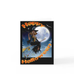 Happy Halloween Witch Note Card Happy Halloween Witch Note Card