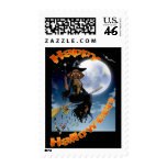 Happy Halloween Witch Postage Happy Halloween Witch Postage