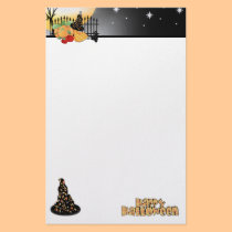 Happy Halloween Witch stationery