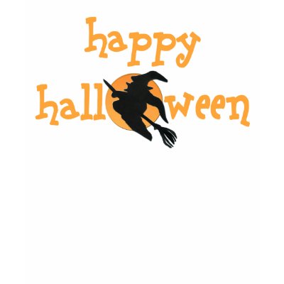 Happy Halloween Witch T-shirt by halloweentreats