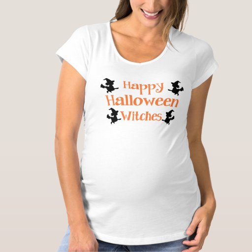 Happy Halloween Witches Maternity Top