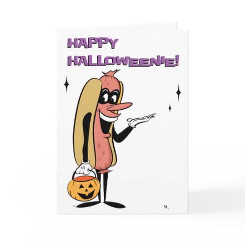 Happy Halloweenie Card card