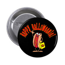HAPPY HALLOWEENIE PINBACK BUTTONS
